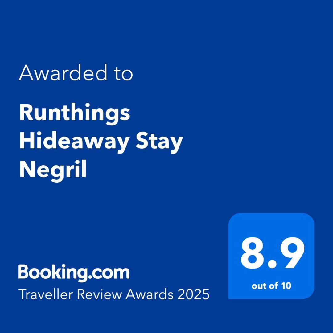 Runthings Hideaway Stay Негрил Экстерьер фото